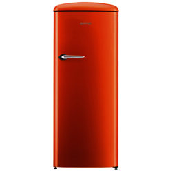 Gorenje ORB153 Freestanding Fridge, A+++ Energy Rating, Right-Hand Hinge, 60cm Wide Juicy Orange